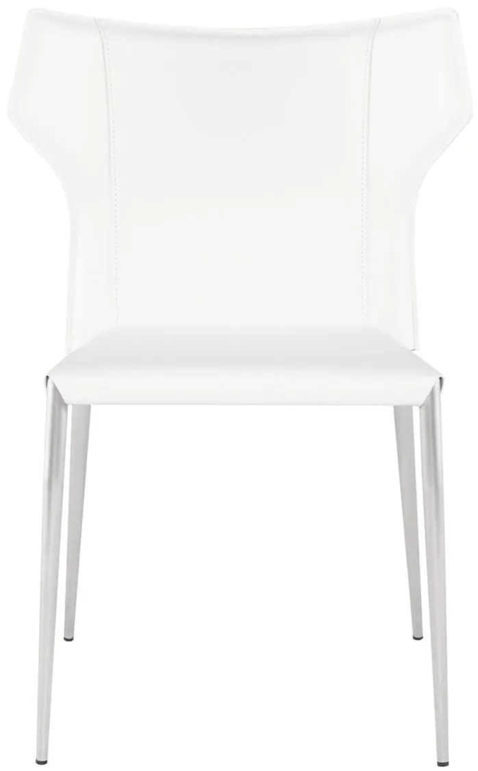 Wayne Dining Chair in WHITE by Nuevo