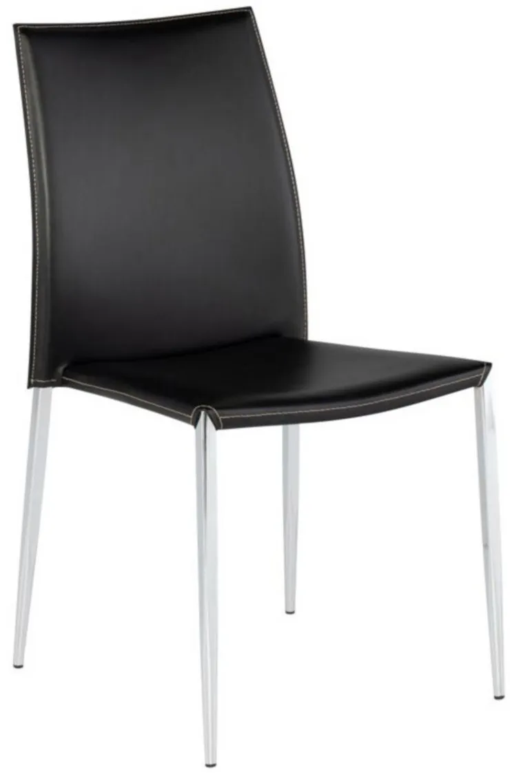 Eisner Dining Chair in BLACK by Nuevo