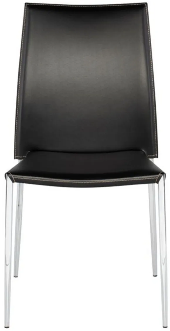 Eisner Dining Chair in BLACK by Nuevo