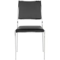 Aaron Dining Chair in BLACK by Nuevo