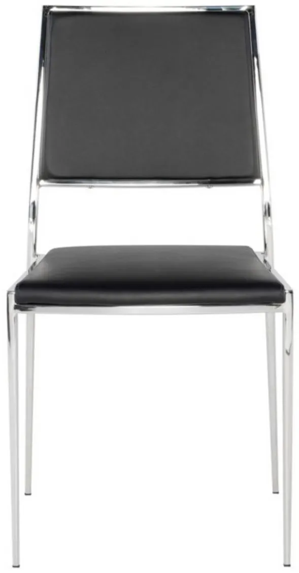 Aaron Dining Chair in BLACK by Nuevo