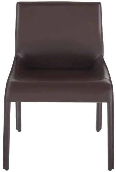Delphine Dining Chair in BROWN by Nuevo
