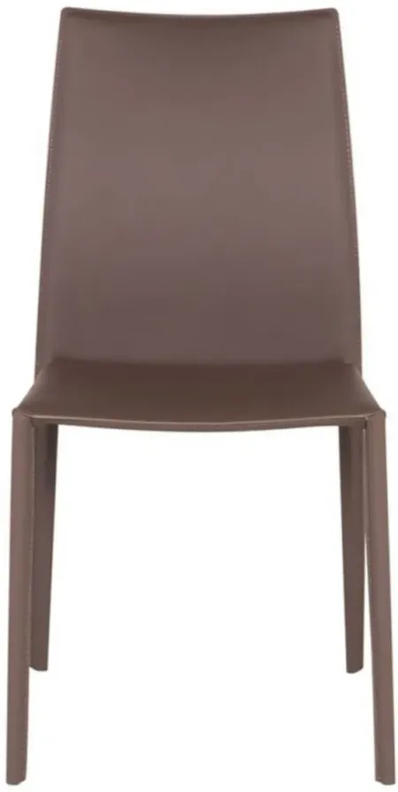 Sienna Dining Chair in MINK by Nuevo
