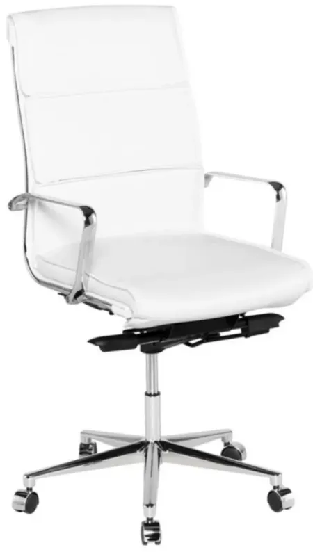 Lucia Office Chair in WHITE by Nuevo