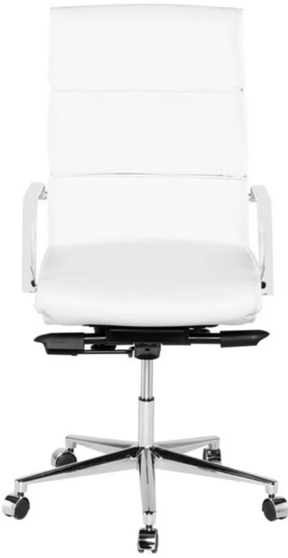 Lucia Office Chair in WHITE by Nuevo