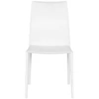 Sienna Dining Chair in WHITE by Nuevo