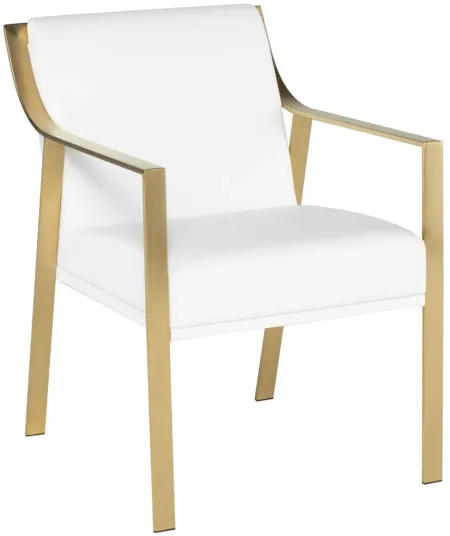 Valentine Dining Chair in WHITE by Nuevo