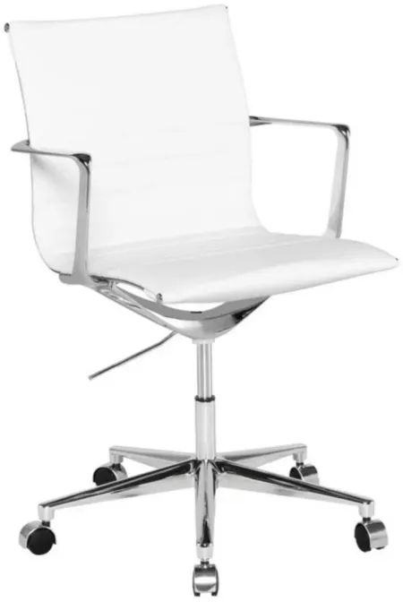 Antonio Office Chair in WHITE by Nuevo