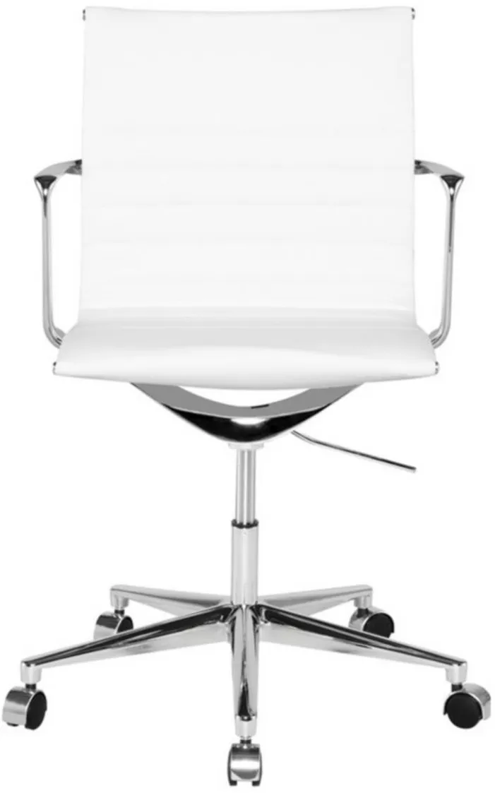 Antonio Office Chair in WHITE by Nuevo