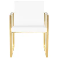 Clara Dining Chair in WHITE by Nuevo