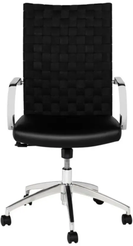 Mia Office Chair in BLACK by Nuevo