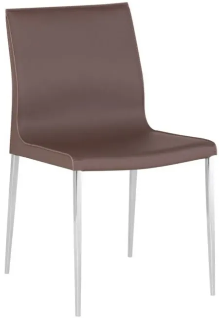 Colter Dining Chair in MINK by Nuevo