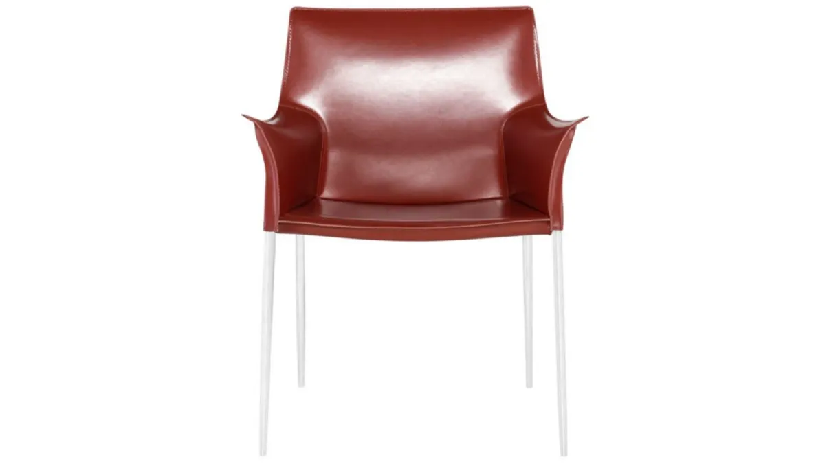 Colter Dining Chair in BORDEAUX by Nuevo