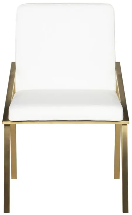 Nika Dining Chair in WHITE by Nuevo