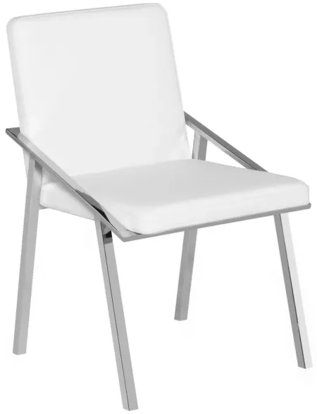 Nika Dining Chair in WHITE by Nuevo