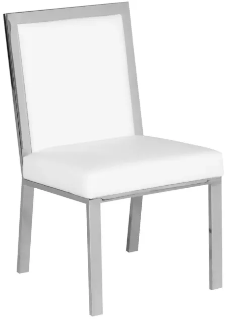 Rennes Dining Chair in WHITE by Nuevo