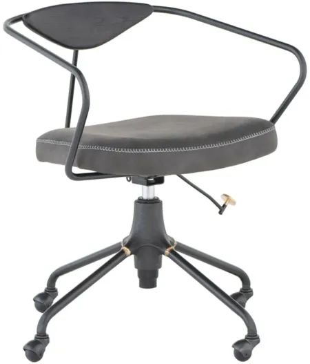Akron Office Chair in STORM BLACK by Nuevo