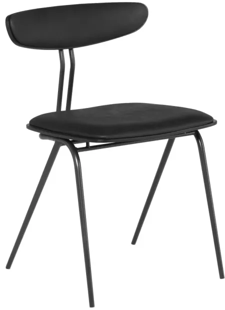 Giada Dining Chair in RAVEN by Nuevo
