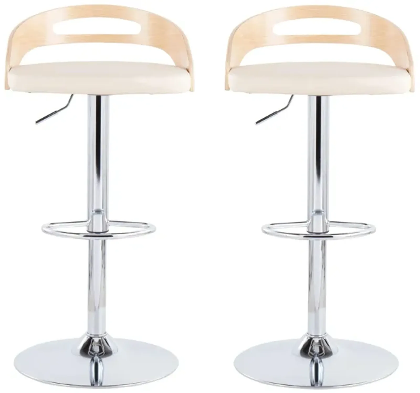 Cassis Adjustable Barstool- Set of 2