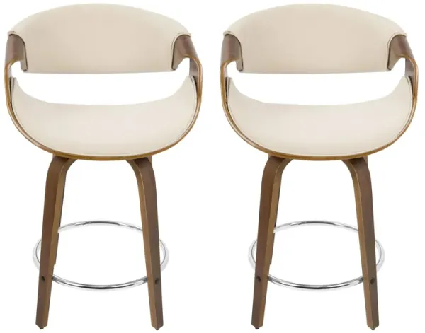 Curvini Counter Stool- Set of 2