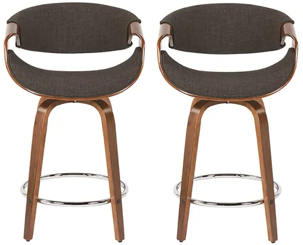 Curvini Counter Stool- Set of 2