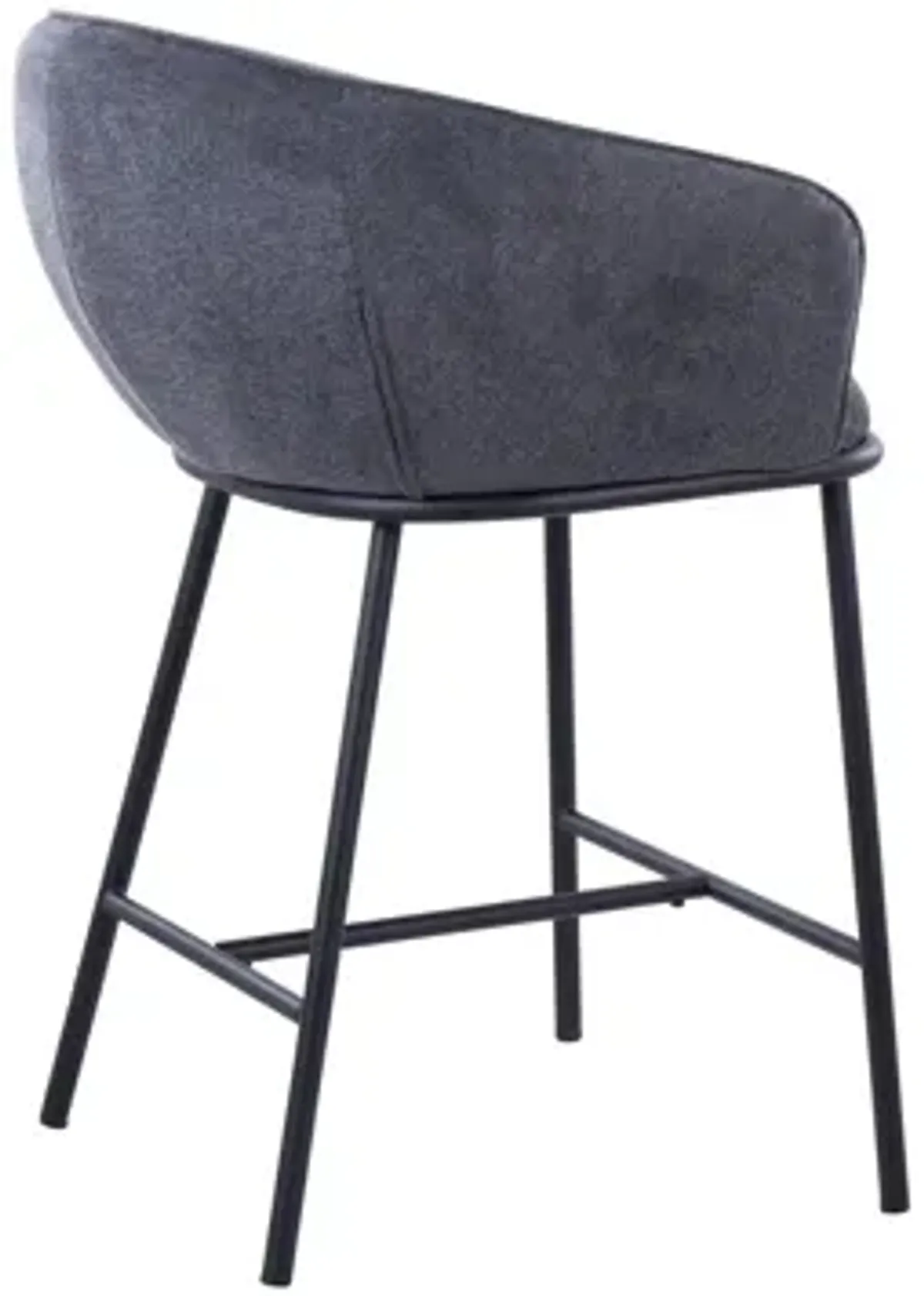 Ashland Counter Stool- Set of 2 in Gray;Charcoal by Lumisource