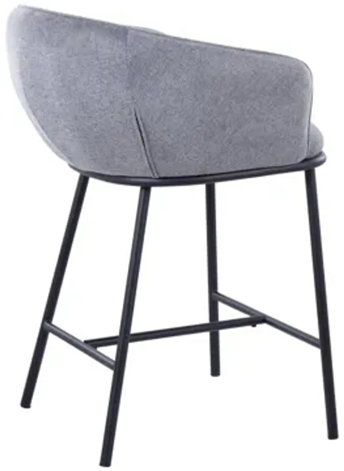 Ashland Counter Stool- Set of 2 in Black;Gray by Lumisource