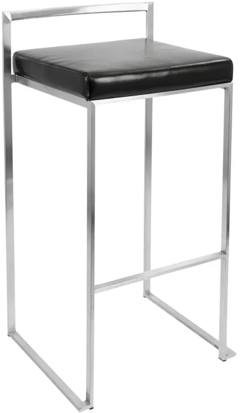 Fuji Barstools: Set of 2 in Black by Lumisource