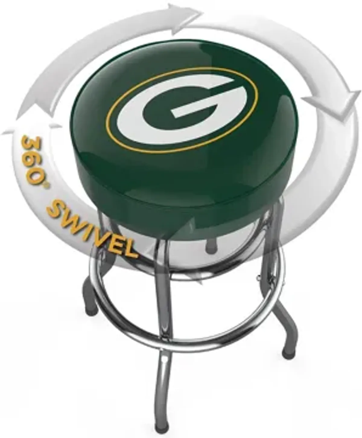 NFL Backless Swivel Bar Stool