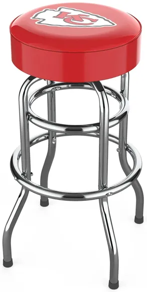 NFL Backless Swivel Bar Stool in Kansas City Cheifs by Imperial International