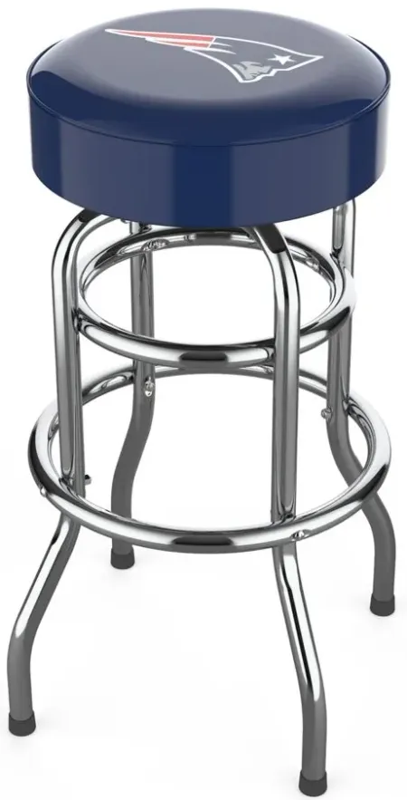 NFL Backless Swivel Bar Stool in New England Patriots by Imperial International