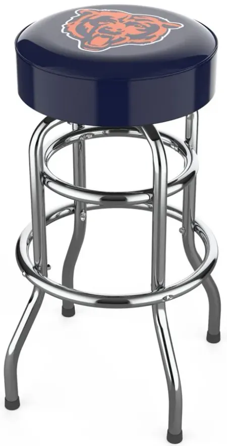 NFL Backless Swivel Bar Stool in Chicago Bears by Imperial International