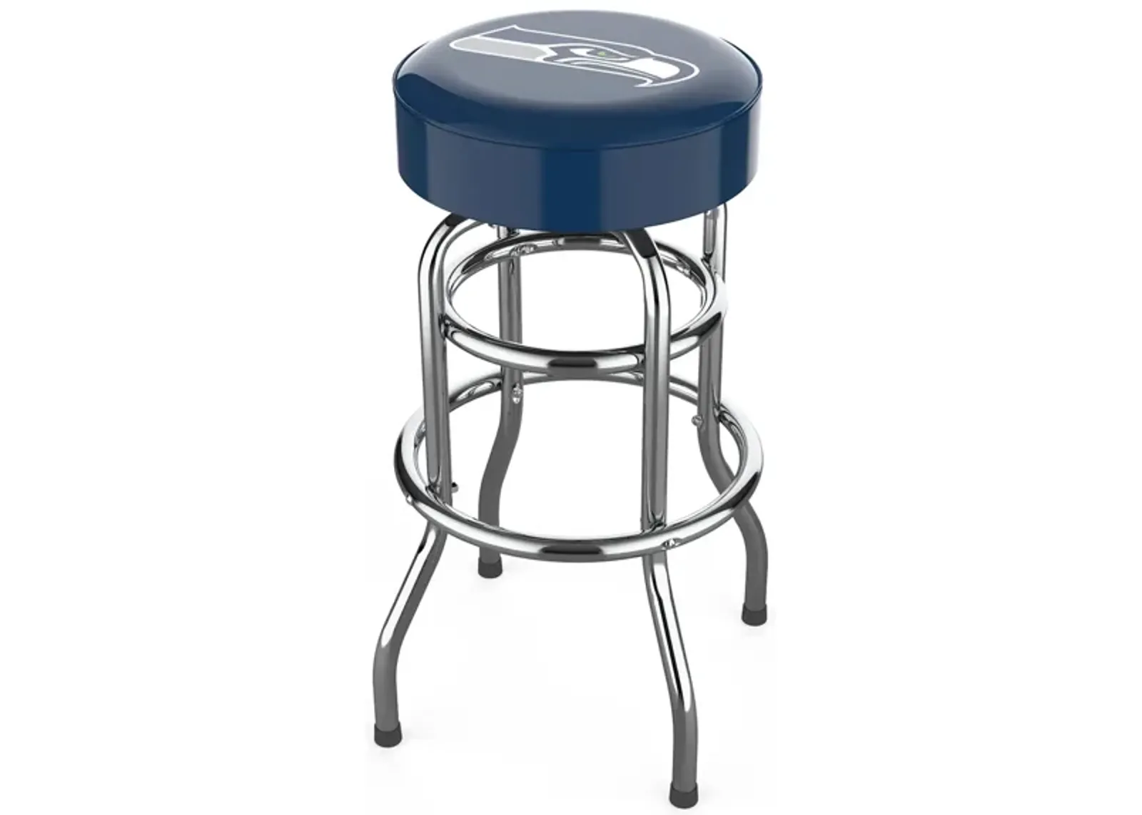 NFL Backless Swivel Bar Stool in Seattle Seahawks by Imperial International