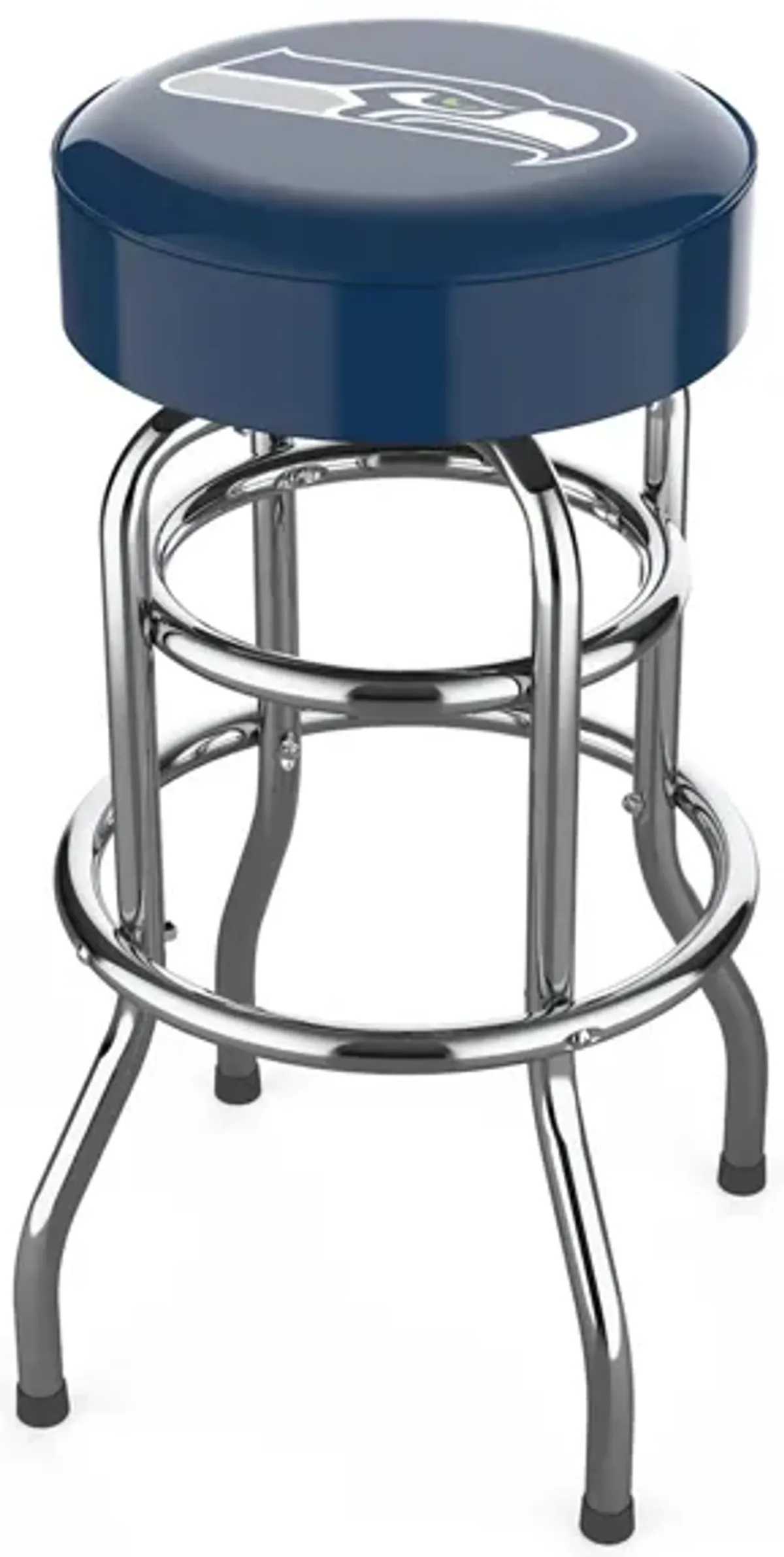 NFL Backless Swivel Bar Stool in Seattle Seahawks by Imperial International