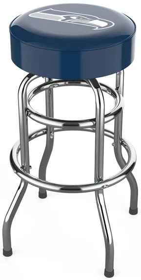 NFL Backless Swivel Bar Stool in Seattle Seahawks by Imperial International