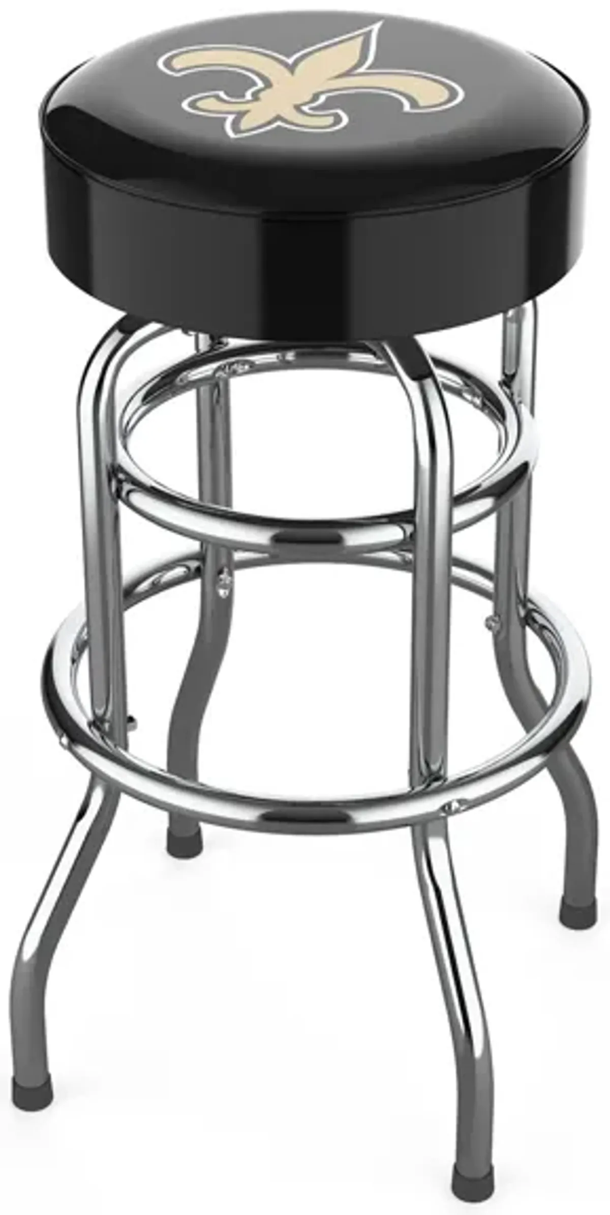 NFL Backless Swivel Bar Stool in New Orleans Saints by Imperial International