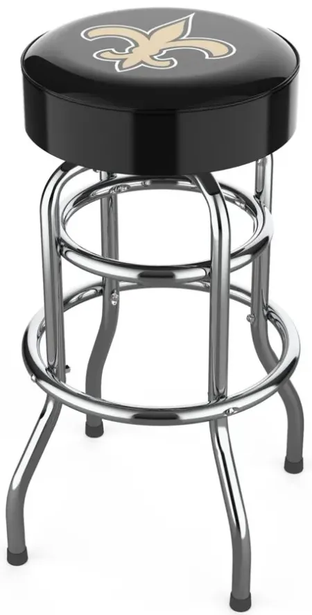 NFL Backless Swivel Bar Stool in New Orleans Saints by Imperial International