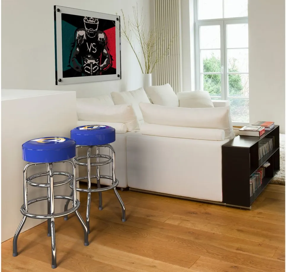 NFL Backless Swivel Bar Stool in Los Angeles Rams by Imperial International