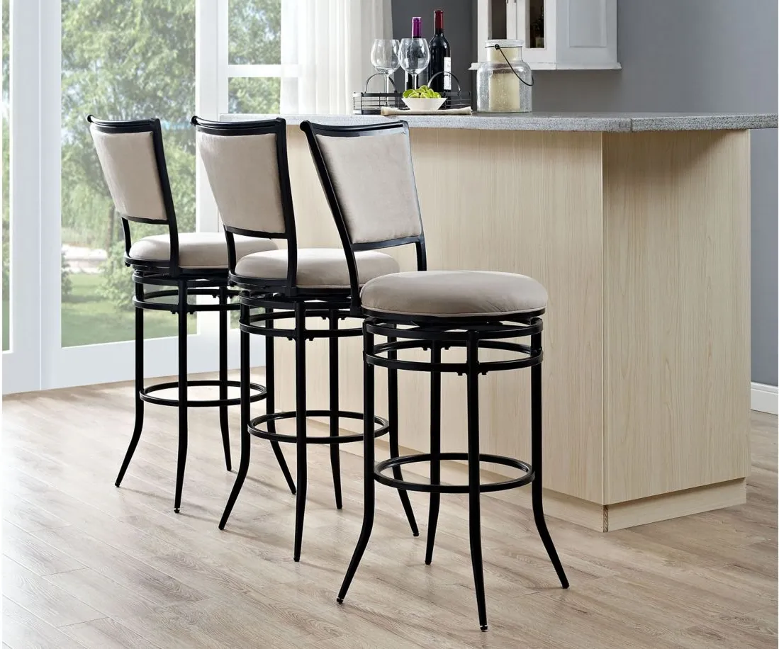 Rachel Bar Stool in Black by Crosley Brands