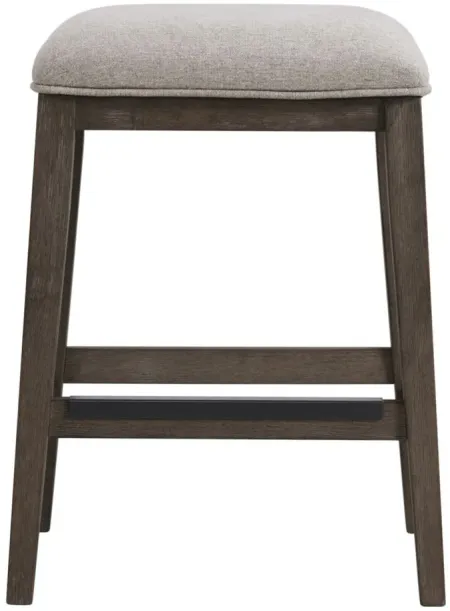 Hearst Backless Barstool (Set of 2) in Reclaimed Chevron by Intercon