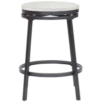 Stockton Backless Counter Stool in Slate Gray with White Oak by American Woodcrafters