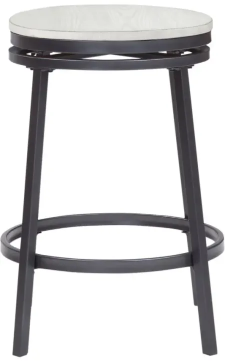 Stockton Backless Counter Stool in Slate Gray with White Oak by American Woodcrafters