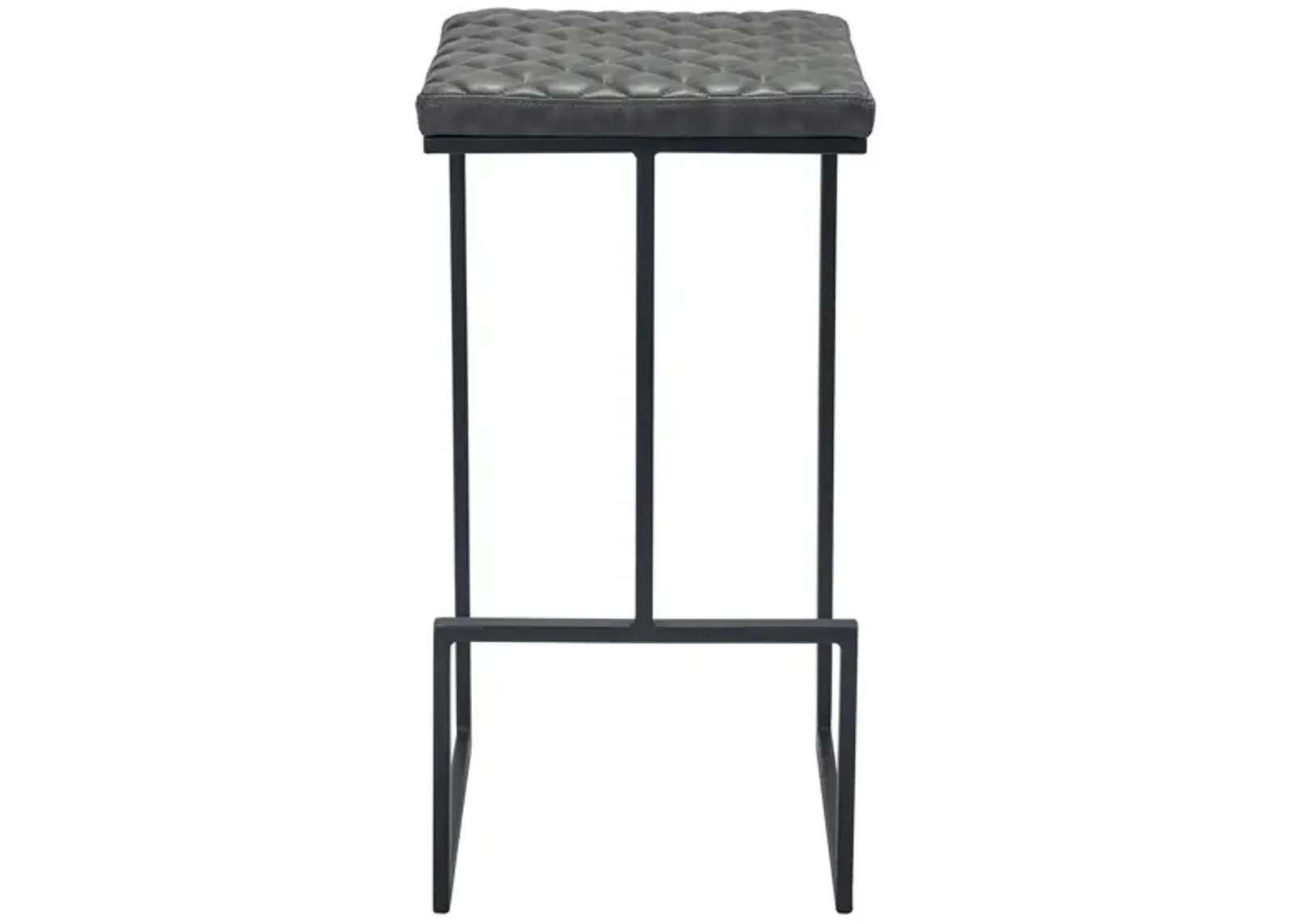 Element Bar Stool in Gray, Black by Zuo Modern