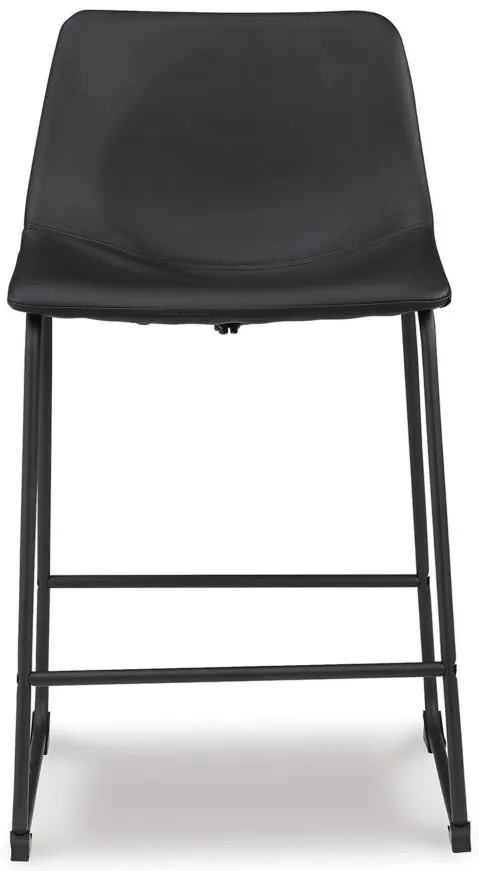 Centiar Counter Height Bar Stool 2pk in Black by Ashley Express