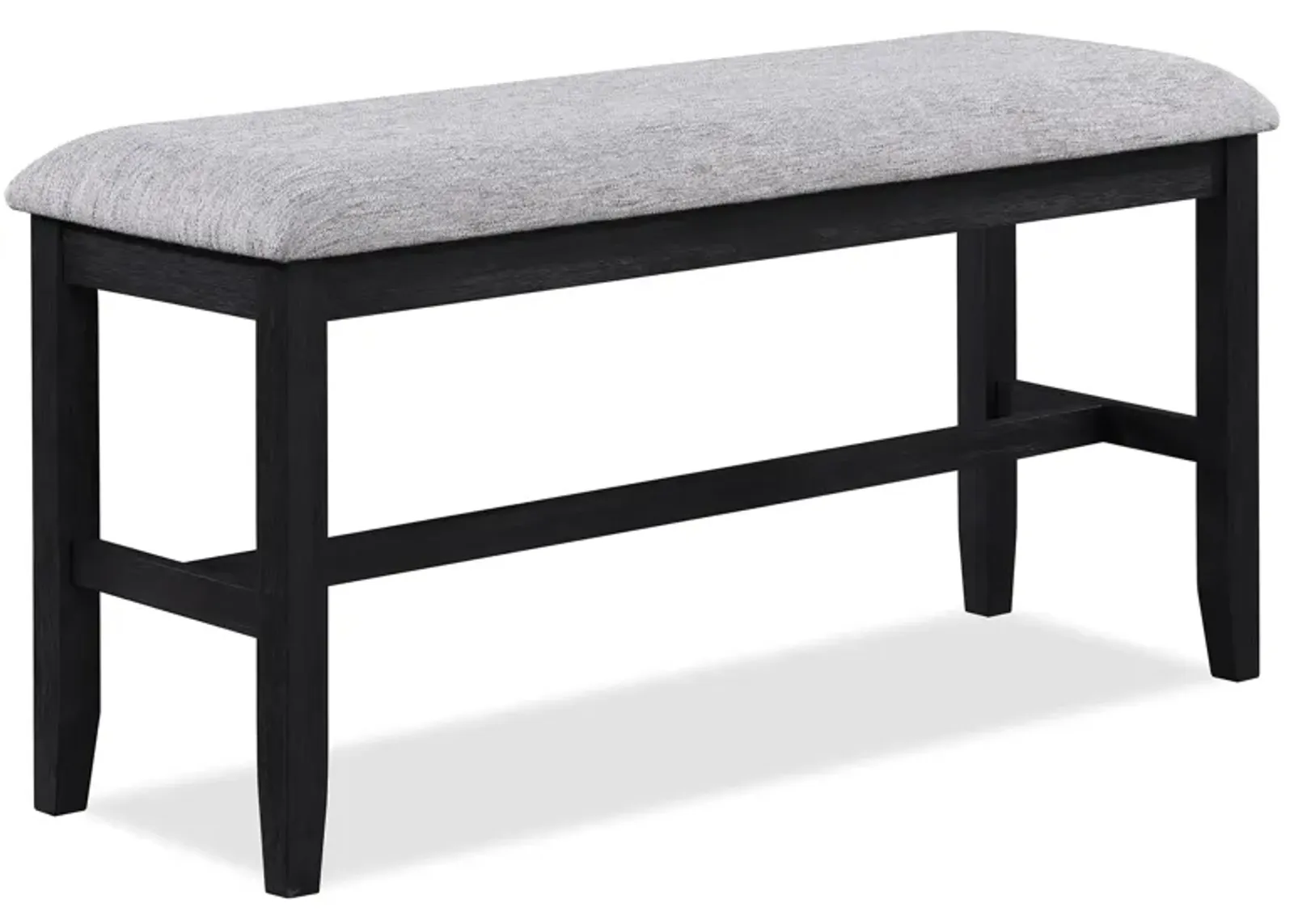 Buford Counter Height Bench in Grey/Charcoal by Crown Mark