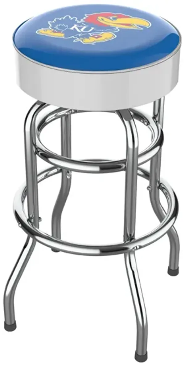 NCAA Backless Swivel Bar Stool