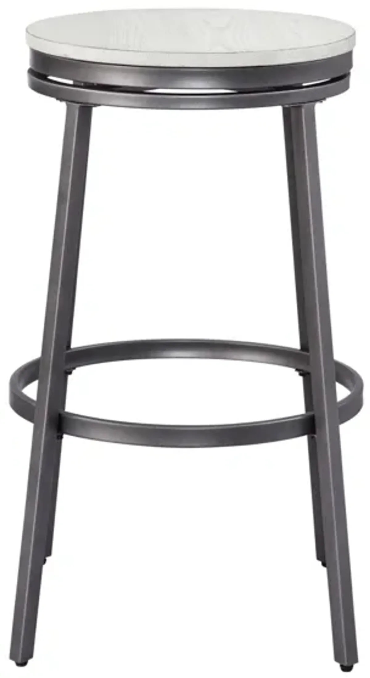 Stockton Backless Bar Stool in Slate Gray with White Oak by American Woodcrafters