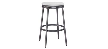 Stockton Backless Bar Stool in Slate Gray with White Oak by American Woodcrafters