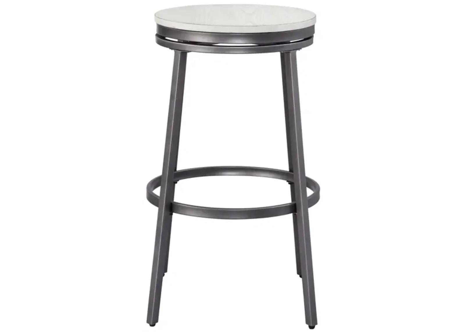 Stockton Backless Bar Stool in Slate Gray with White Oak by American Woodcrafters