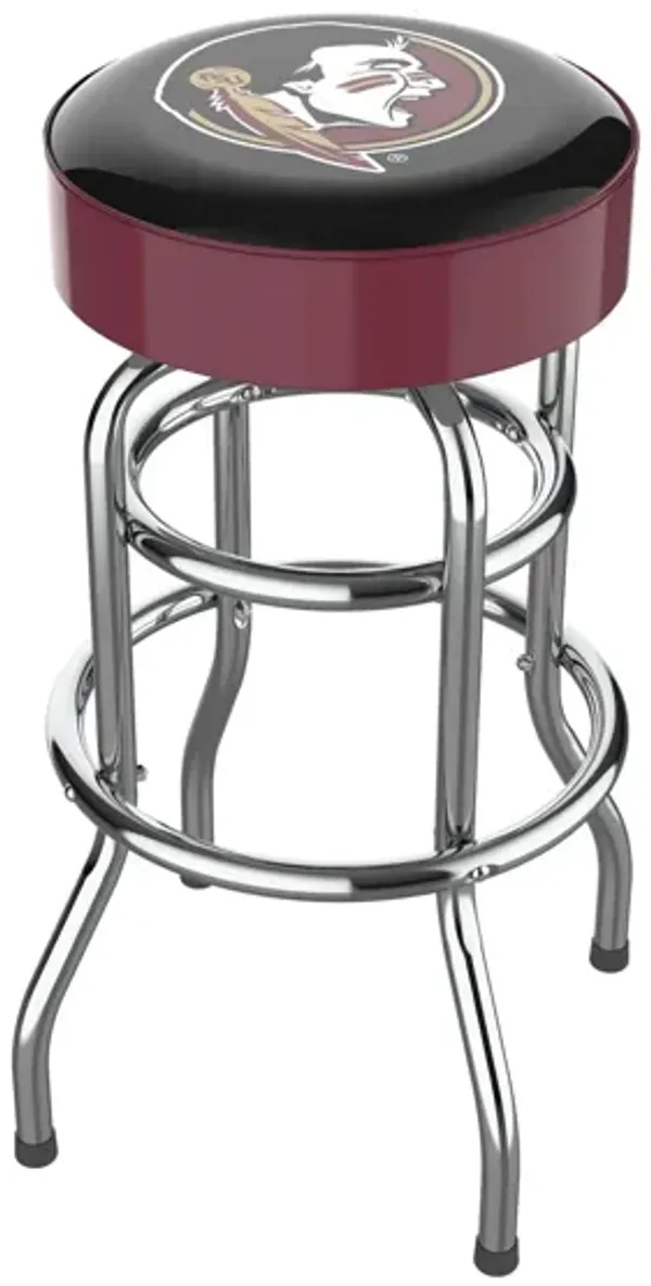 NCAA Backless Swivel Bar Stool